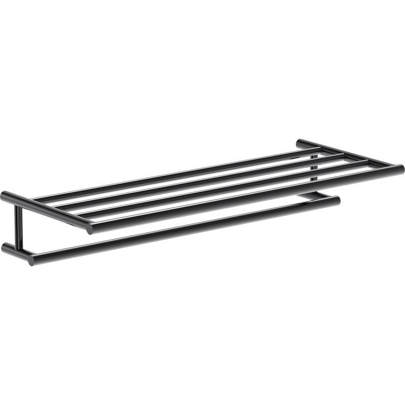 Mexen Loop półka na ręcznik, black chrome - 70A71081-73