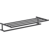 Mexen Loop towel rack, black chrome - 70A71081-73