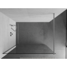 Mexen Kioto dušisein Walk-in 50 x 200 cm, läbipaistev 8 mm, kroom - 800-050-101-01-00