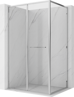 Mexen Linea bīdāmā dušas kabīne 120 x 90 cm, caurspīdīga, hroma - 8E1-120-090-01-01