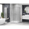 Mexen Linea bīdāmā dušas kabīne 100 x 90 cm, caurspīdīga, hroma - 8E1-100-090-01-01