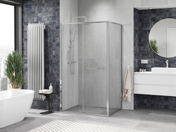 Mexen Linea bīdāmā dušas kabīne 120 x 95 cm, caurspīdīga, hroms - 8E1-120-095-01-01