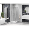 Mexen Linea bīdāmā dušas kabīne 80 x 80 cm, caurspīdīga, hroma - 8E1-080-080-01-01