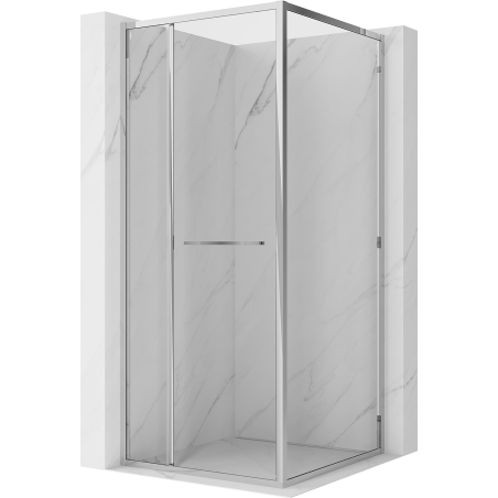 Mexen Linea bīdāmā dušas kabīne 95 x 95 cm, caurspīdīga, hromēta - 8E1-095-095-01-01