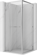 Mexen Linea bīdāmā dušas kabīne 95 x 95 cm, caurspīdīga, hromēta - 8E1-095-095-01-01