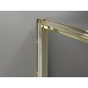 Mexen Exo-3S drzwi prysznicowe rozsuwane 80 cm, transparent, złote - 8153-080-000-50-00