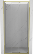 Mexen Exo-3S drzwi prysznicowe rozsuwane 80 cm, transparent, złote - 8153-080-000-50-00