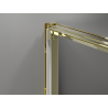 Mexen Exo-3S drzwi prysznicowe rozsuwane 100 cm, transparent, złote - 8153-100-000-50-00