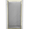 Mexen Exo-3S drzwi prysznicowe rozsuwane 100 cm, transparent, złote - 8153-100-000-50-00
