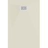 Mexen Hugo rectangular SMC shower tray 120 x 70 cm, beige, white cover - 42697012-W