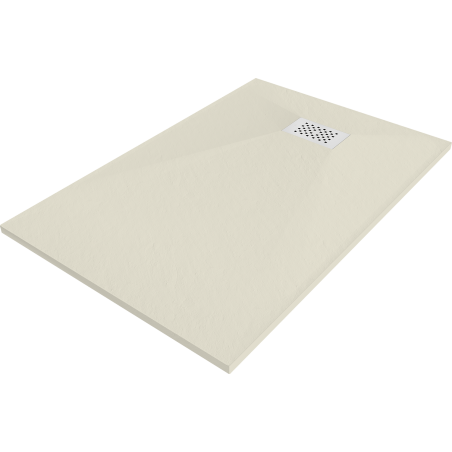 Mexen Hugo rectangular SMC shower tray 120 x 70 cm, beige, white cover - 42697012-W