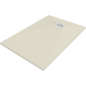 Mexen Hugo ορθογώνιος ντους δίσκος SMC 80 x 70 cm, μπεζ, λευκή καλυμμή - 42697080-W