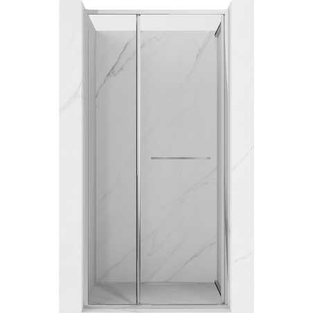 Mexen Linea drzwi prysznicowe rozsuwane 100 cm, transparent, chrom - 8E1-100-000-01-01