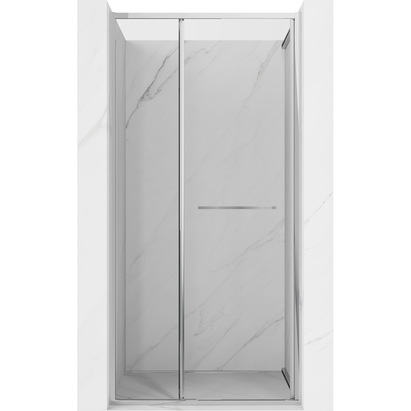 Mexen Linea bīdāmas dušas durvis 110 cm, caurspīdīgas, hroms - 8E1-110-000-01-01