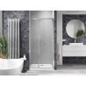 Mexen Linea bīdāmās dušas durvis 120 cm, caurspīdīgs, hroms - 8E1-120-000-01-01