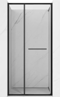 Mexen Linea drzwi prysznicowe rozsuwane 120 cm, transparent, czarne - 8E1-120-000-70-70