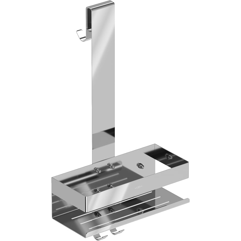 Mexen Brin-1 Badezimmerkorb mit Haken, Chrom - 70A8841-00