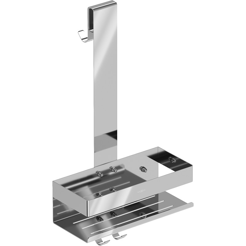Mexen Brin-1 cesta de baño con colgador, cromo - 70A8841-00