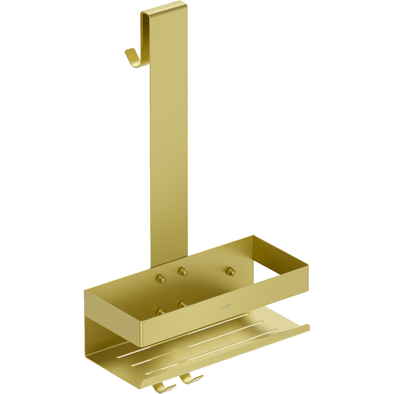 Mexen Brin-1 vannas istabas grozs ar pakaramo, matēts zelts - 70A8841-55