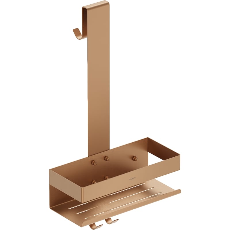 Mexen Brin-1 cesta de baño con colgador, cobre cepillado - 70A8841-65
