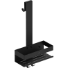 Mexen Brin-1 cesta de baño con colgador, negra - 70A8841-70