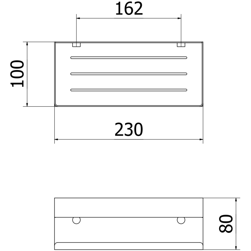Mexen Brin-L vannas istabas grozs, melns hroms - 70A8730-73