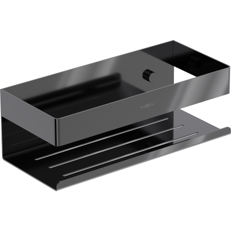 Mexen Brin-L vannas istabas grozs, melns hroms - 70A8730-73
