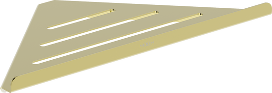 Mexen Diva-C stūra vannas istabas grozs, zelta - 70A8528-50