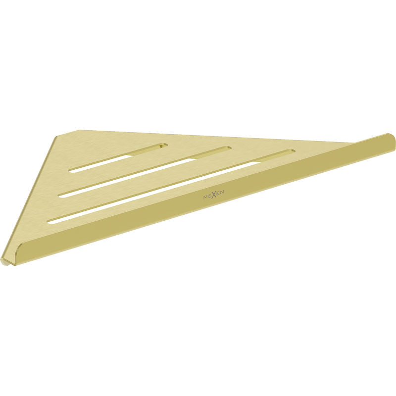 Mexen Diva-C stūra vannasistabas grozs, birstīts zeltains - 70A8528-55