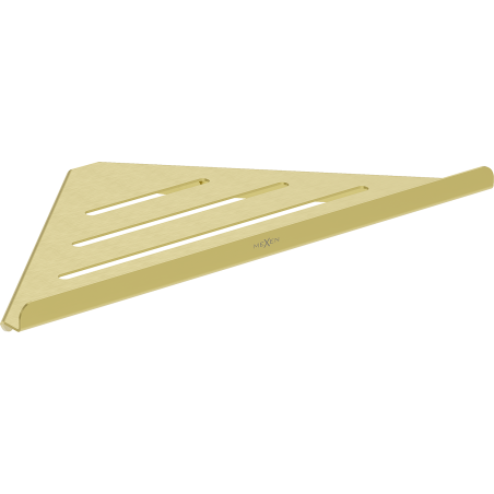 Mexen Diva-C koszyk łazienkowy narożny, złoty szczotkowany - 70A8528-55