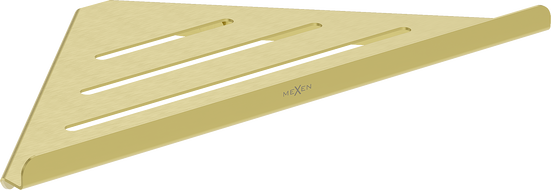 Mexen Diva-C stūra vannasistabas grozs, birstīts zeltains - 70A8528-55