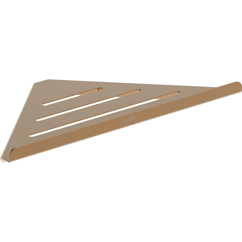 Mexen Diva-C stūra vannas istabas grozs, rozā zelts - 70A8528-60