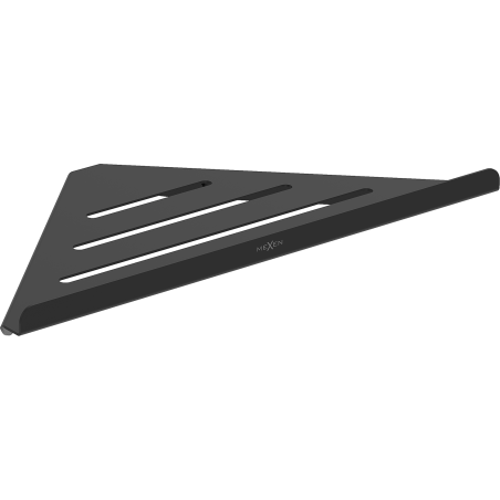 Mexen Diva-C stūra vannas istabas grozs, melns - 70A8528-70