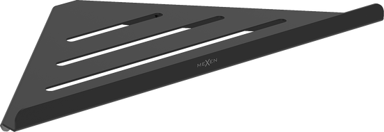 Mexen Diva-C stūra vannas istabas grozs, melns - 70A8528-70