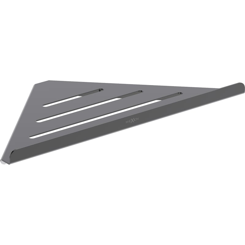 Mexen Diva-C cestino angolare da bagno, cromo nero - 70A8528-73