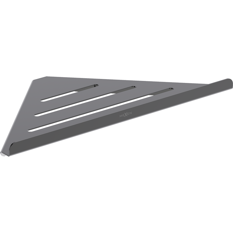 Mexen Diva-C koszyk łazienkowy narożny, black chrome - 70A8528-73
