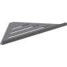 Mexen Diva-C cesta de baño esquinera, black chrome - 70A8528-73