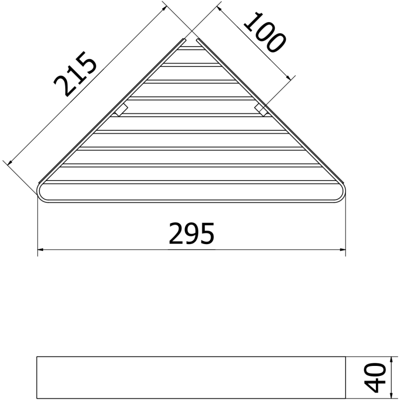 Mexen Evos-C stūra vannas plaukts, balts - 70A8514-20