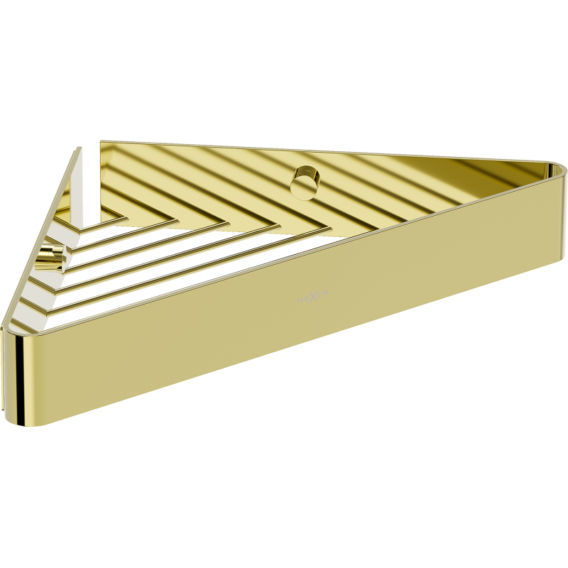 Mexen Evos-C koszyk łazienkowy narożny, złoty - 70A8514-50