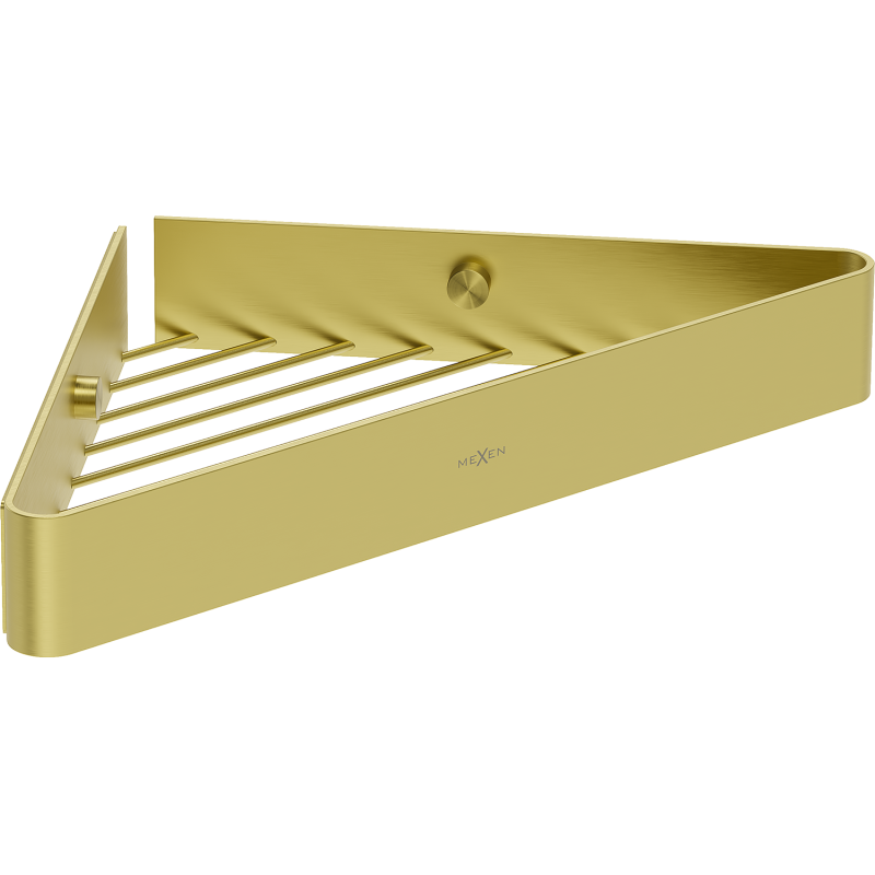 Mexen Evos-C vannas istabas stūra grozs, zeltaini matēts - 70A8514-55