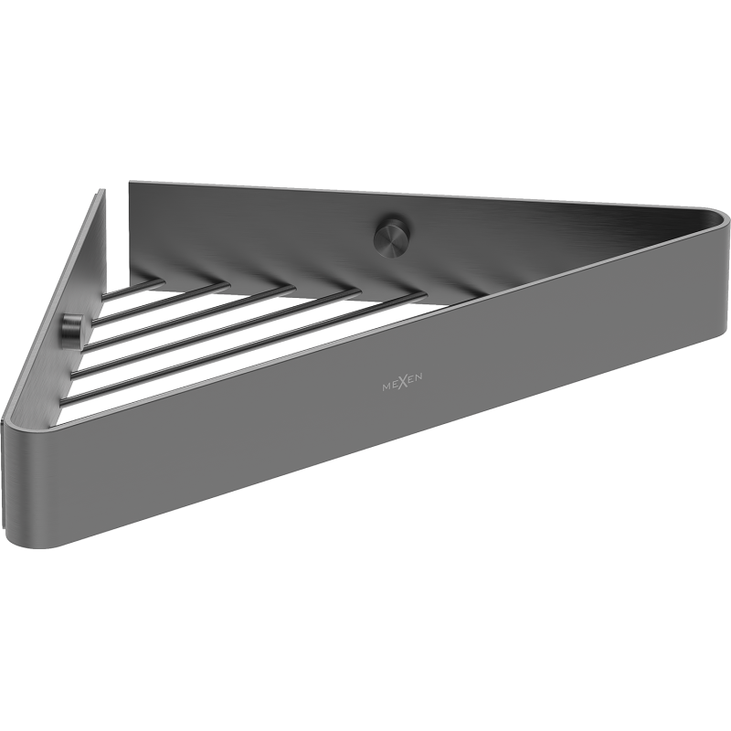 Mexen Evos-C stūra vannas istabas grozs, matēti pelēks, pulēts - 70A8514-66