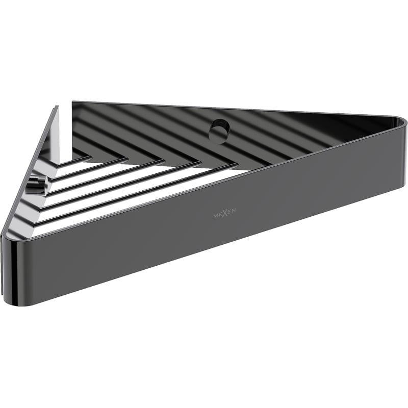 Mexen Evos-C panier de salle de bain d'angle, chrome noir - 70A8514-73