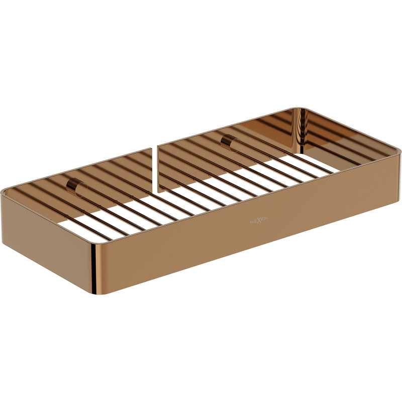 Mexen Evos-L cestino da bagno, oro rosa - 70A8714-60