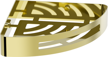 Mexen Laxo-C stūra vannas istabas grozs, zelta - 70A8513-50