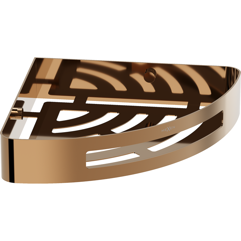 Mexen Laxo-C stūra vannas grozs, rozā zelts - 70A8513-60