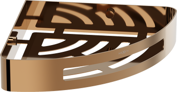 Mexen Laxo-C stūra vannas grozs, rozā zelts - 70A8513-60