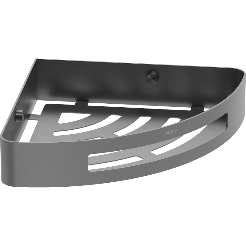 Mexen Laxo-C stūra vannas istabas grozs, gun gray matēts - 70A8513-66