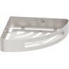 Mexen Laxo-C cesta de baño esquinera, níquel cepillado - 70A8513-97