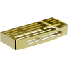 Mexen Laxo-L koszyk łazienkowy, złoty - 70A8713-50