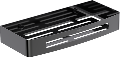Mexen Laxo-L košara za kupaonicu, black chrome - 70A8713-73